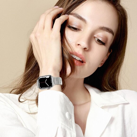 4 Pack America Flag Engraved Bands Compatible with Apple Watch Band 40mm 41mm 38 - Picture 6 of 8